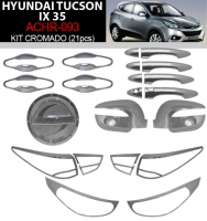 Hyundai Tuscon21 pc chrome kits